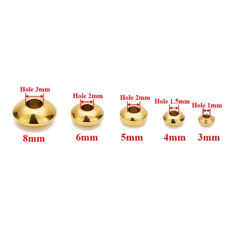 20-50 Stuks 4mm 5mm 6mm 8mm Roestvrij Staal Rond Plat Rondelle Afstandhouders Kralen DIY Bedels Telkraaltjes voor Sieraden Maken Onderdelen