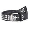2026New Square Bead Rivet Belt Metal Pyramid Belt Men and Women Punk Hardware Jeans Belt Y2K Belt Designer Belt Women's Belts