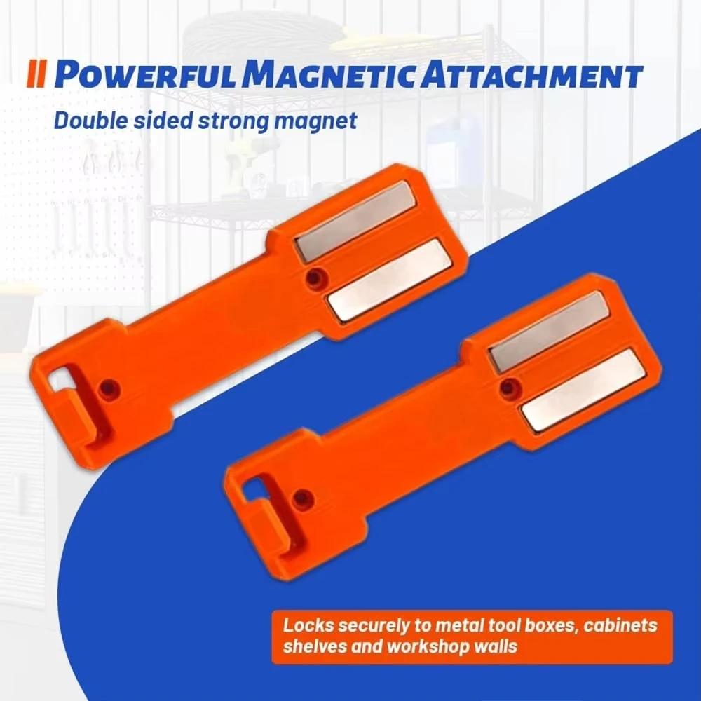 3D Magnetic Aerosol Can Holder Spray Can Rack Tool-Free Installation Space Saving Organizer for Garage Workshop Kitchen Toolbox