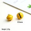 22mm Painted Candy Color Metal Bells for DIY Jewelry, Keychains, Ornaments, and Small Pet Accessories.