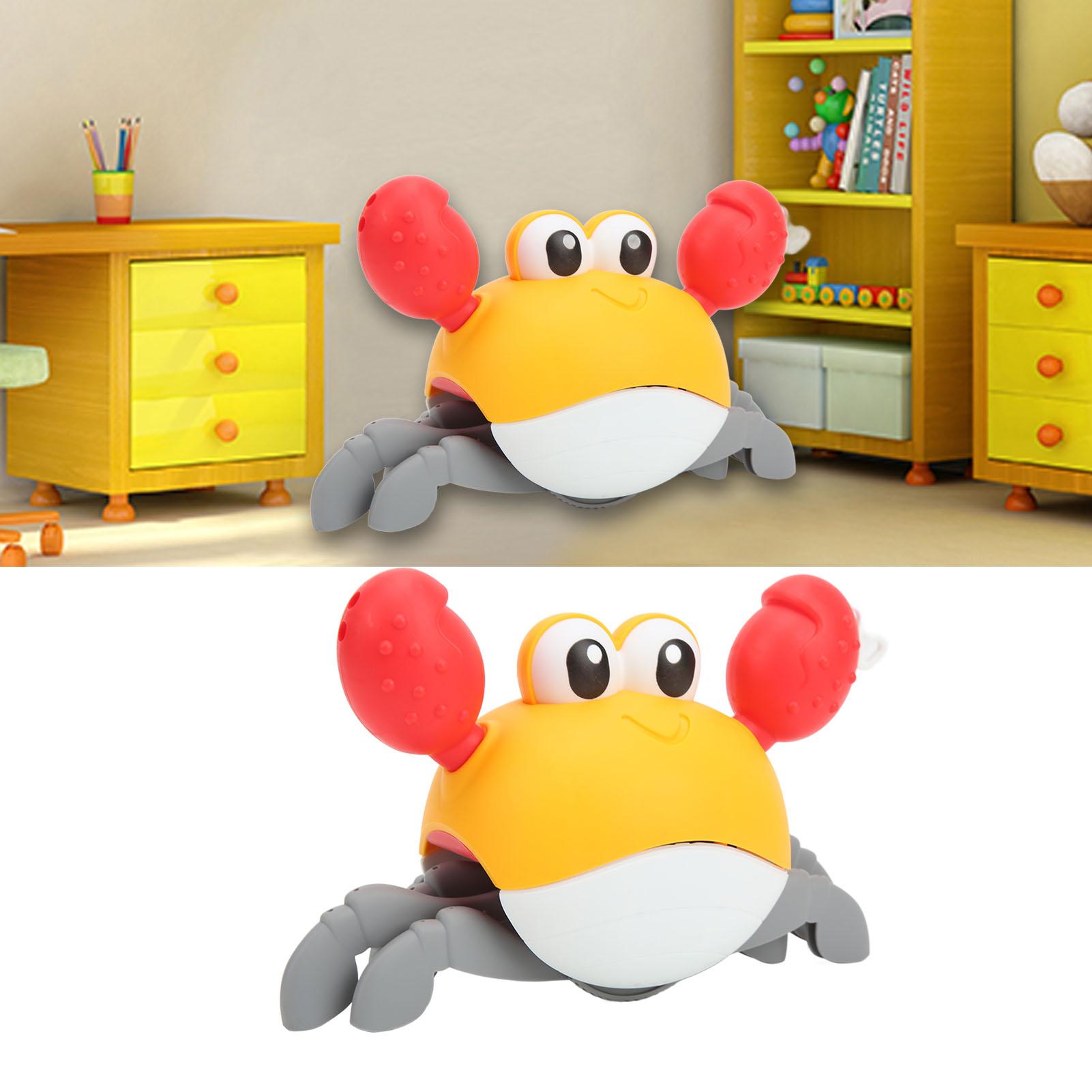 

Ползающая игрушка-краб, двусторонняя, милый, яркий внешний вид, развивает когнитивные способности, стимулирует творчество, простая в эксплуатации игрушка-краб