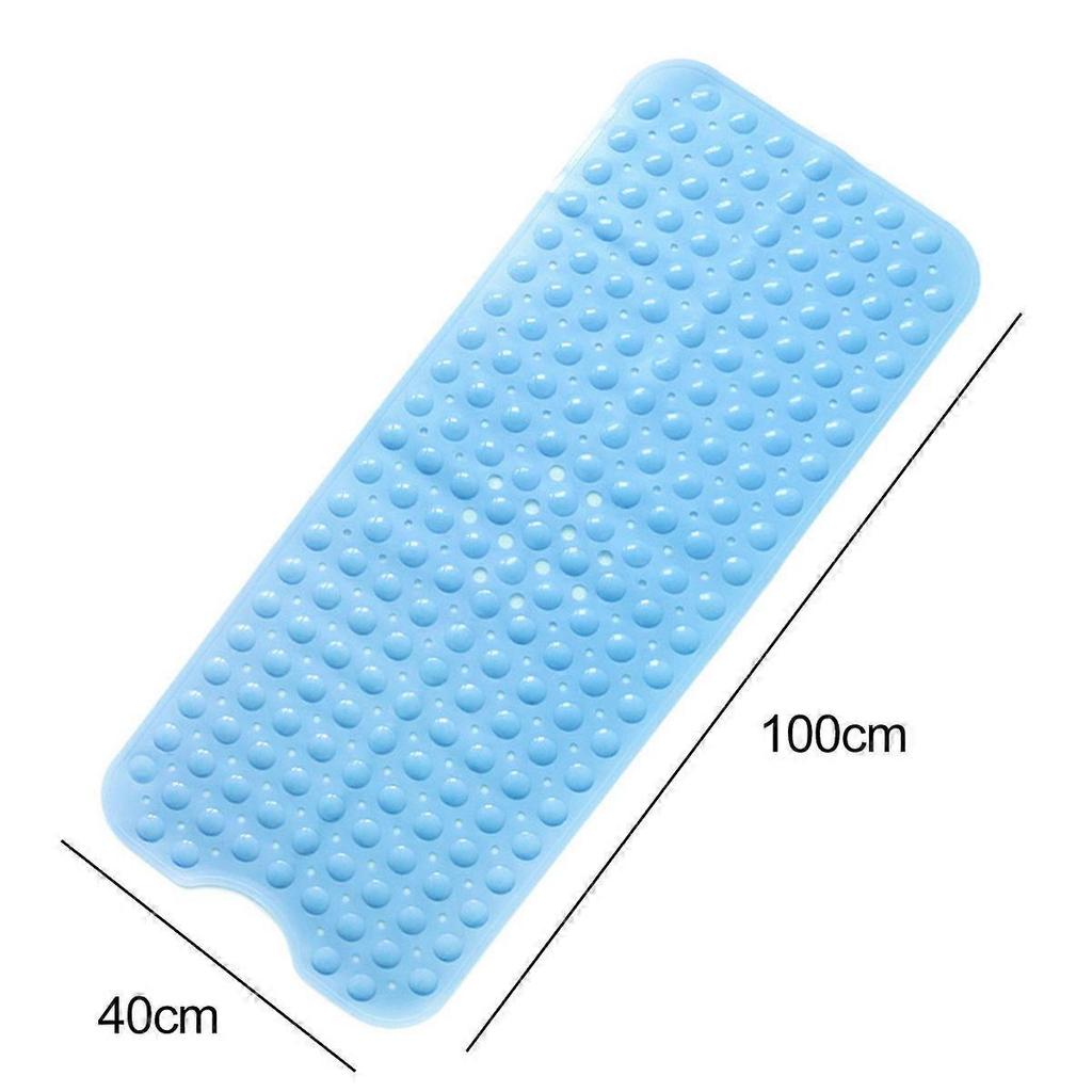 Extra-Long Non-Slip Bathtub & Shower Mat (Smooth/Non-Textured Tubs Only)