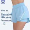 Women's Mesh Quick-Dry Two-Piece Shorts: Breathable, Loose-Fit for Summer Fitness, Running, Cycling, and Anti-Exposure
