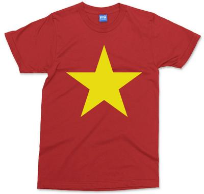 Vietnam Country Flag T-shirt Vietnamese Yellow Star Symbol Asia Gift Unisex Top
