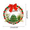 DIY Weihnachts-Kranz-Set Weihnachtsbaum Hängende Dekorationen für die Haustür