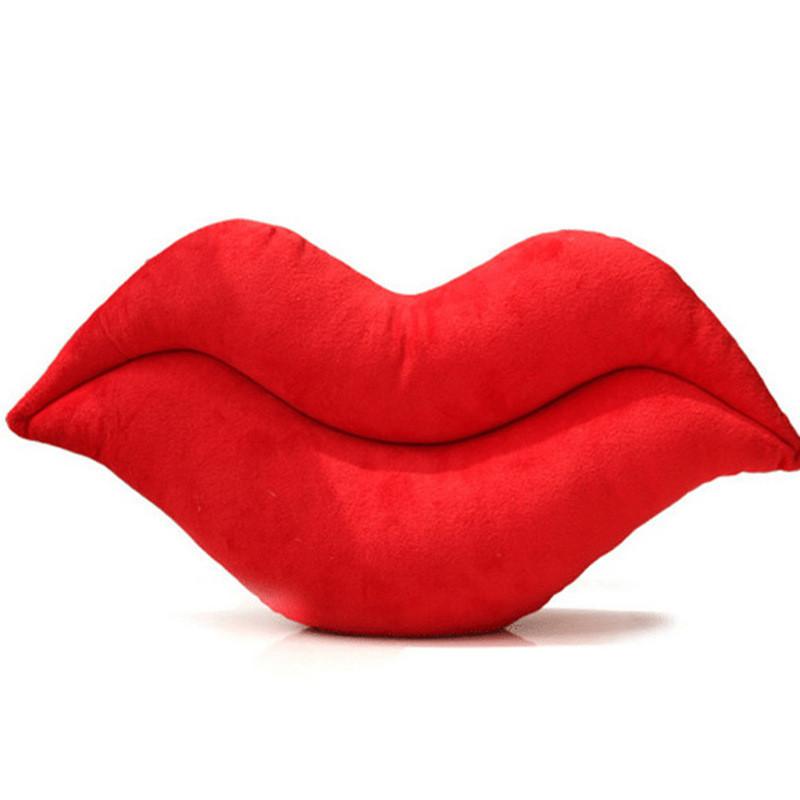 

And Beautiful Sexy Red Lip Pillow Office Pillow Children Doll Home Decoration 45cm/17.72in