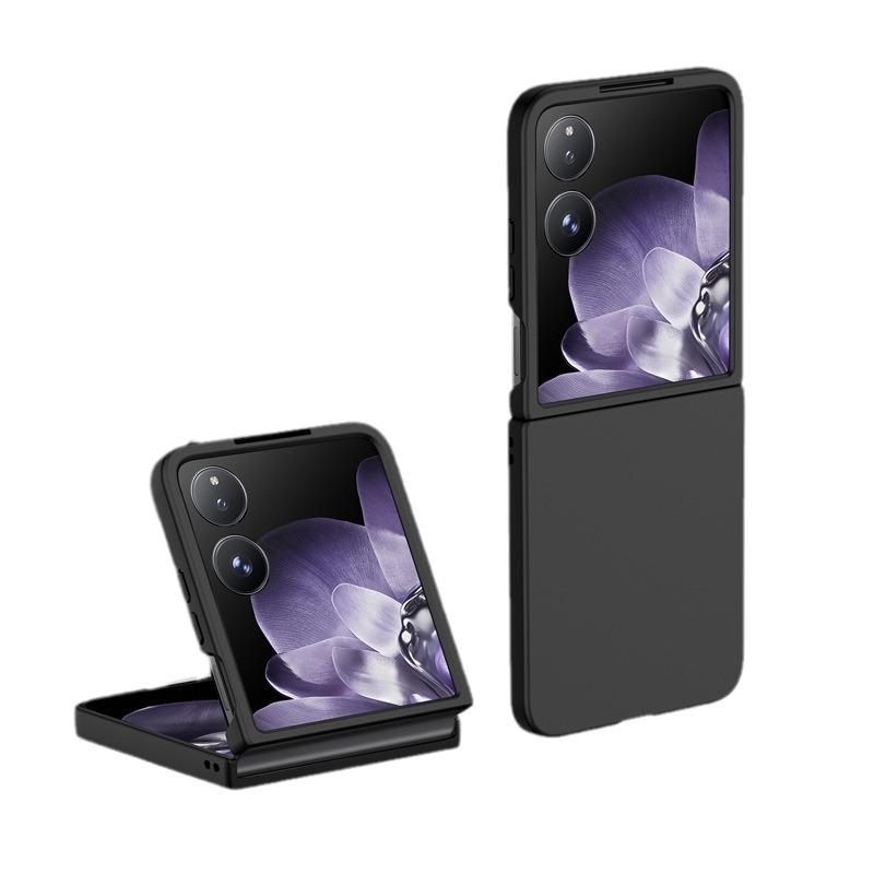 The New Model Is Suitable for Xiaomi Mixflip Mobile Phone Case, Business Folding Screen, Colorful Skin Feeling PC Hard Case Protective Case.