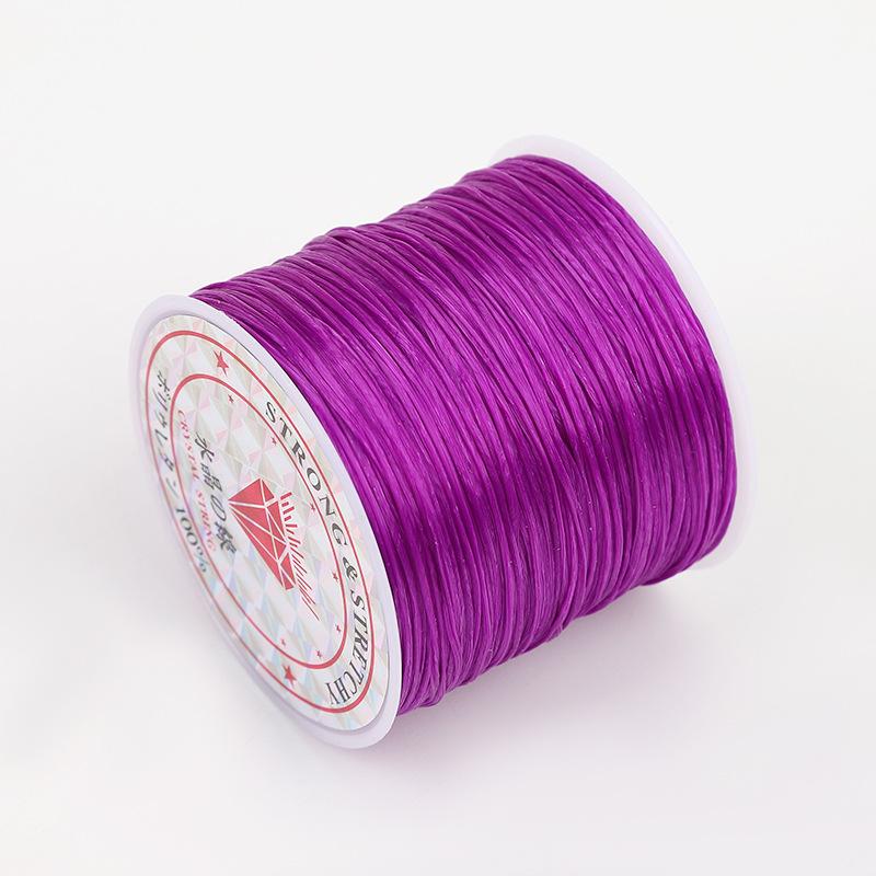 50M Pružná Elastická Korálková Nit Šňůra Struna pro DIY Výrobu Náramků a Šperků