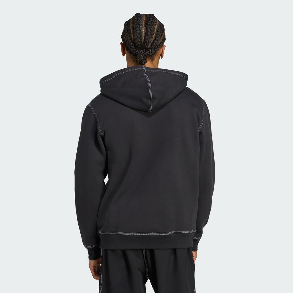 Adidas Essentials Trefoil Full-Length Zipper Hoodie Jw0969