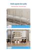 Durable Steel-Framed Wardrobe with Reinforced Fabric for Bedroom Storage, Assembly Required