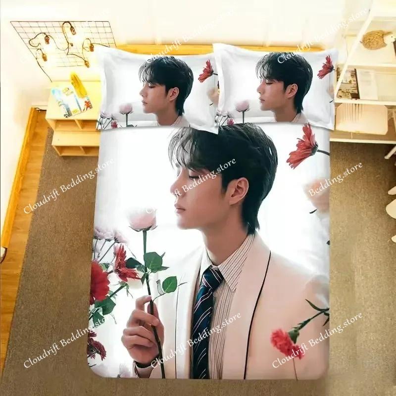 Wang Yibo Poster Pillowcase+ Duvet Cover Single Dormitory Student Knit Yebo Lifestyle Photo Picture Double Bedding Set