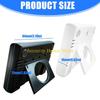 F26C Pack of 2 Functional Digital Clock with thermometers Hygrometer Color Screen