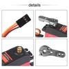 DSSERVO DS3218MG Waterproof Digital Servo Metal Gear 20kg Torque for RC Mechanical Arm (20kg)