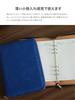 System Zipper Memo Schedule Planner Business Planner V.for.M Planner, Organizer, Notebook, 6-Hole Ring, Pad, Book, Cover, (A5 Size, Brown)