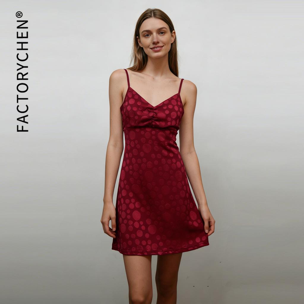 Gonna sexy a bretelle aderente alla moda e sottile indossabile all'esterno vestito con scollo a V profondo estivo comodo traspirante vestito da casa