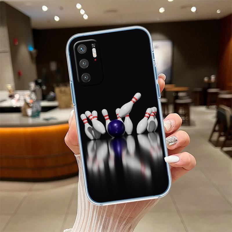 

UP15 Bowling Transparent Phone Case for Motorola Moto G7 G8 G9 G84 G85 G73 G24 G15 Z2 Play Power Plus Motorola Moto G15