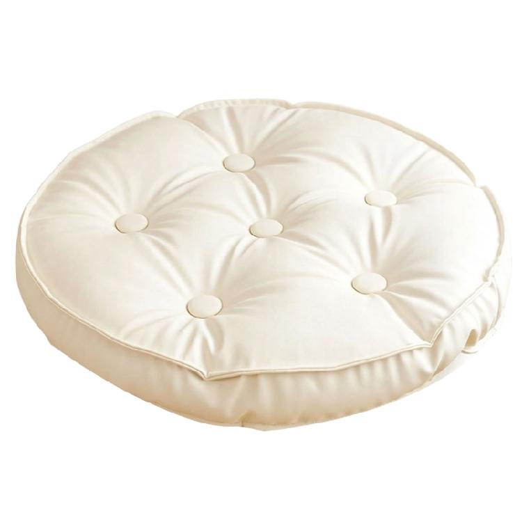 Round Cushion PU Lather Floor Sitting Pillow For Yoga Meditations Relaxation Reading Corner Seat Pad Home Decors Gift