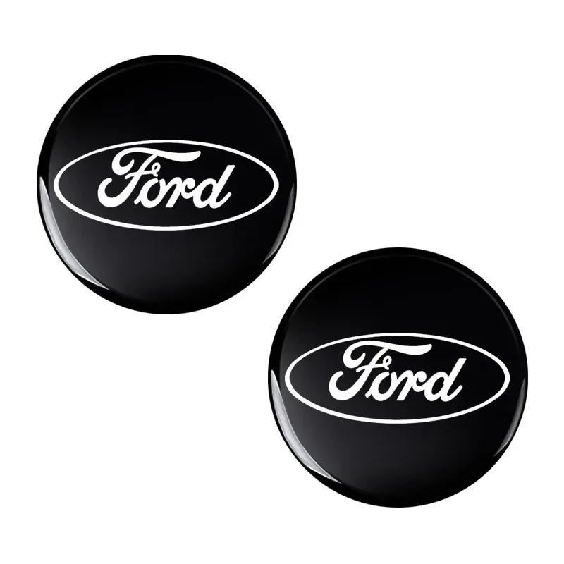 Car Sticker 2026 For Ford 2/5/10pcs Car Key Shell Remote Case Cover Aluminum Emblem Symbol Sticker For Ford Focus Mk2 Party Mk3