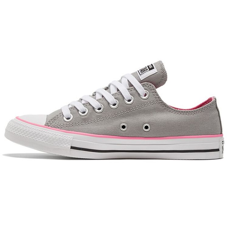 Converse Chuck Taylor All Star Casual Versatile Low Top Canvas Shoes Unisex Sneakers Gray White 157377C