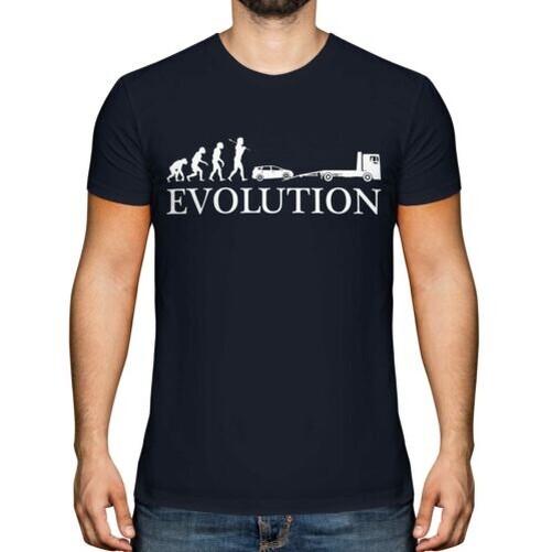 Tow Truck Evolution Of Men's T-Shirt Gift Driver Truck