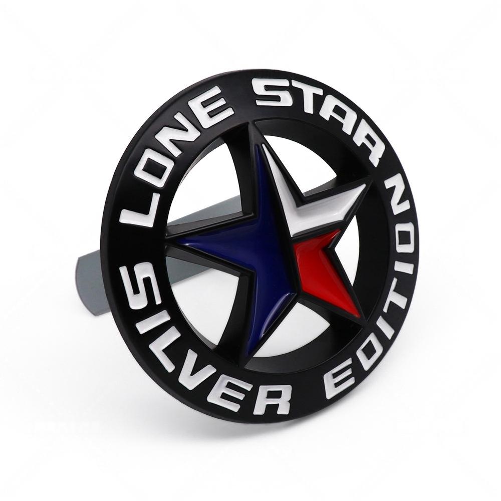 For Jeep Lone Star Texas Offroad Modified Accessories Car Logo Badge LoneStar EDITION Car Grille Air Intake Logo ALT1