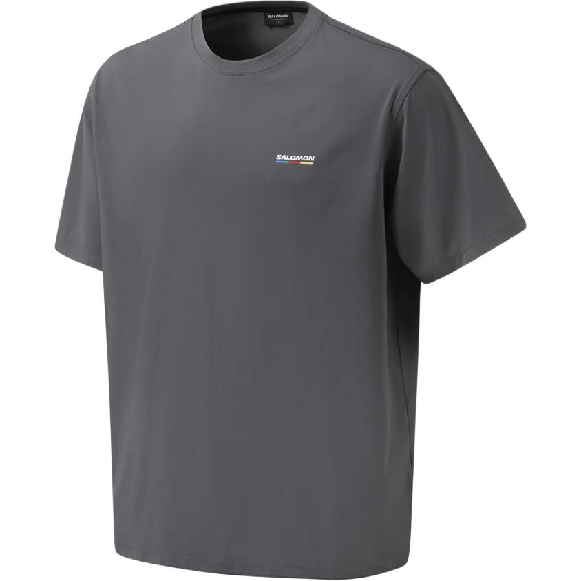 SALOMON Unisex Letter Round Neck Loose T-Shirt Unisex Tops LD0044000