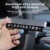 Temporary Car Parking Card Phone Number Car Phone Holder Luminous Telephone Number Plate Car-styling Accessories