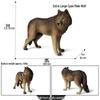 Cross-border Wild Animal Model: Prairie, Brown, Snow, Predator Wolves & Cub Educational Display Toy