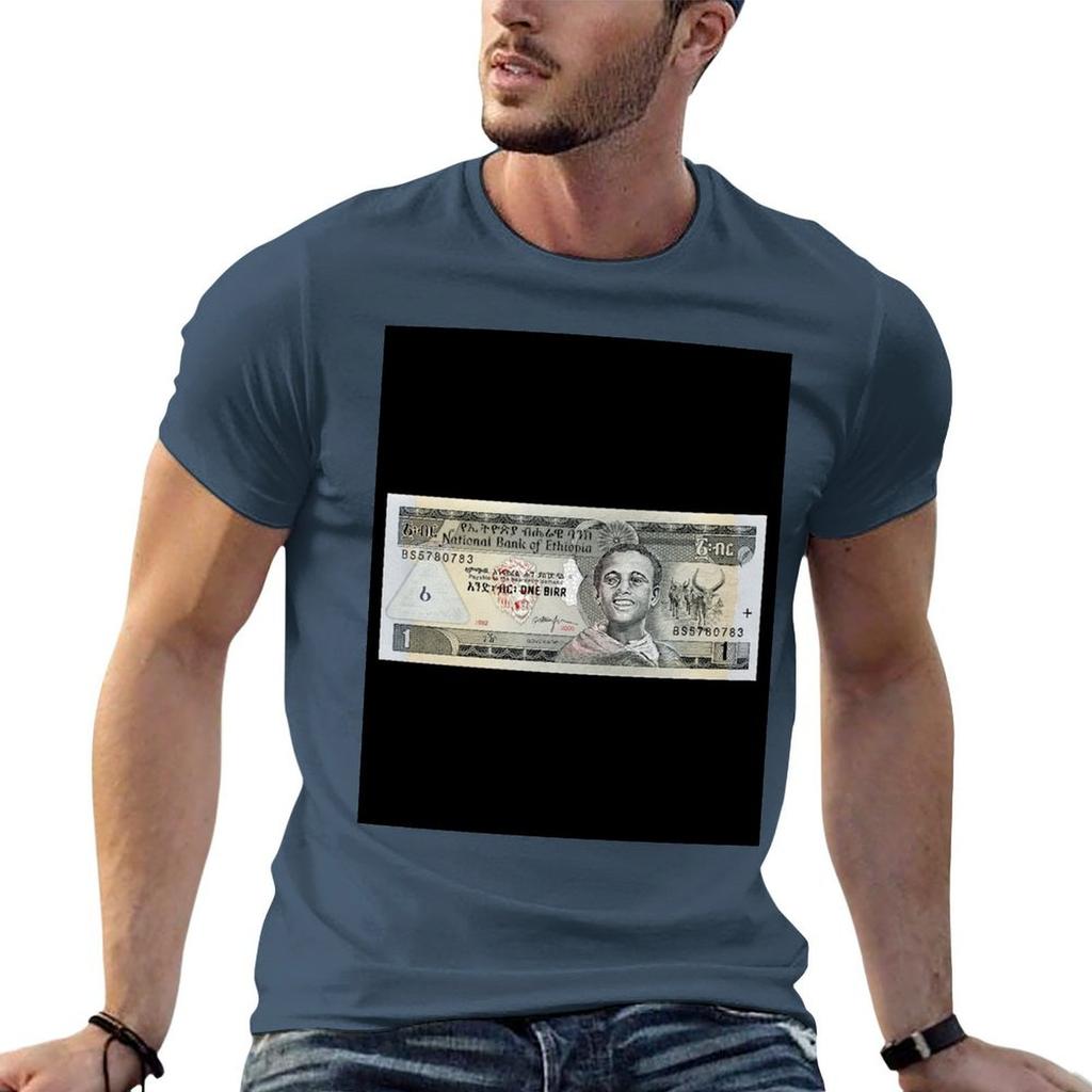 Ethiopian One Birr Tshirt Anime T Shirts Oversize T Shirts For Unisex Cotton Soft Unisex T Shirt Graphic Tshirt