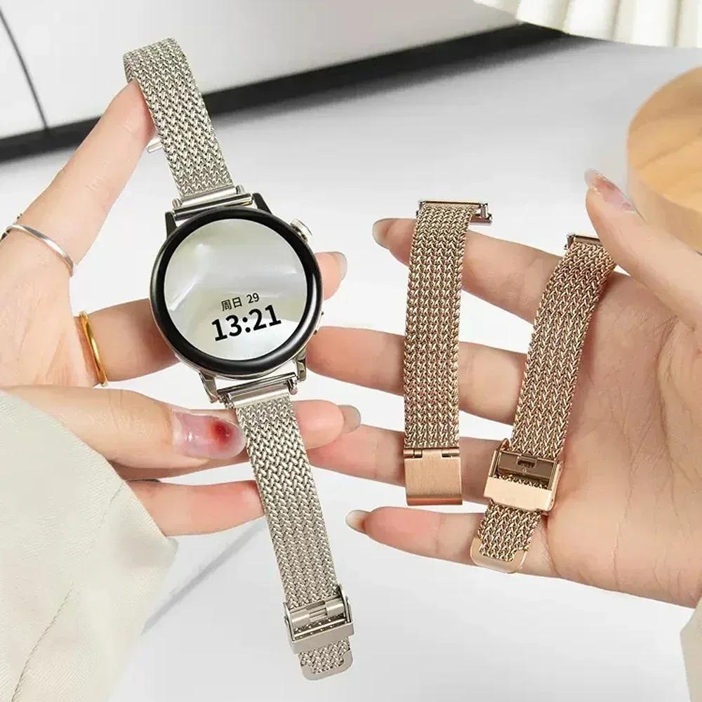 Edelstahlarmband für Samsung Galaxy FE 7 6 5 44mm 40mm Smartwatch 18mm 22 20mm Damenarmband für Huawei GT5 46mm GT5 Pro 42mm