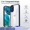 EUCAGR Bumper Air Cushion Clear Matte Back Cover For Motorola Moto G52/G82/G35/G34/G45/G15/G05/E15/G04/G24/E14 Hard Phone Case