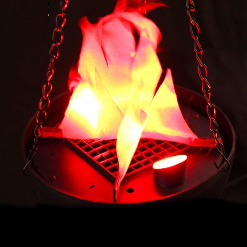 Halloween Simulation Brazier Decoration Electirc LED Flame Light Fake Fire Burning Props Haunted House Bar Shop Home Party Decor