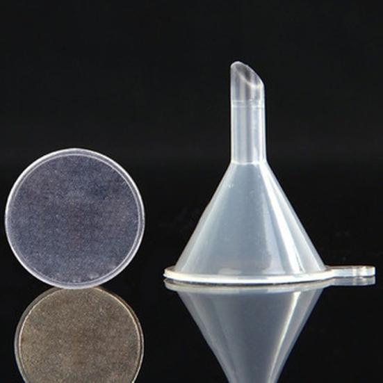 10Pcs Mini Plastic Separating Funnels Perfume Liquid Filling Empty Bottle Tool