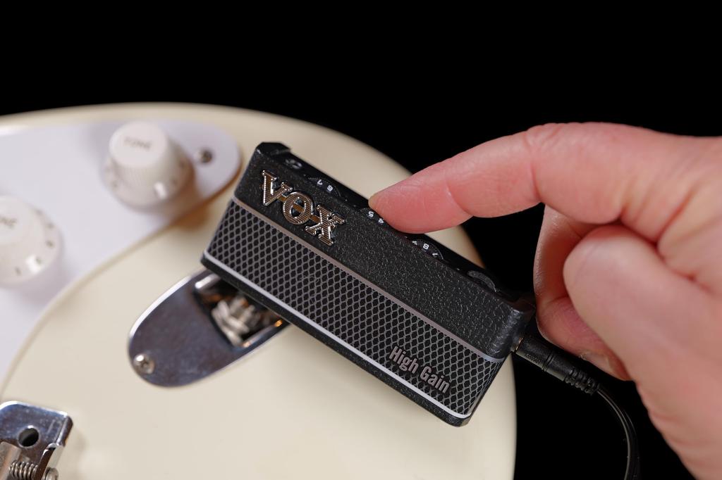 VOX Headphones Guitar Amplifier amPlug 3 High Gain No Cables Required Plug Directly Into Your Guitar Perfect for Home Practice Battery Powered Effects