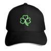 Simplistic Lucky Shamrock Irish Culture Baseball Cap Moisture Wicking Quick Dry Curved Brim Classic Fit Low Profile Unstructured