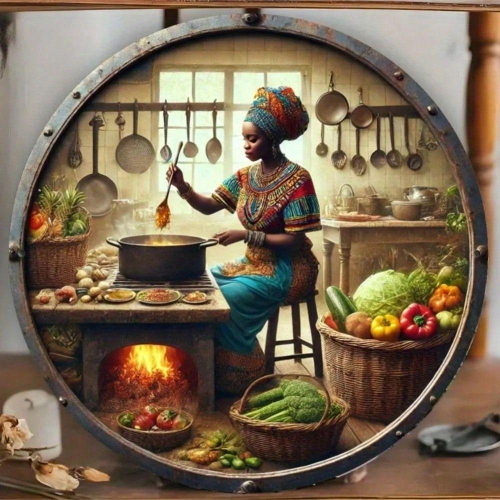 Vintage Metal Tin Sign Retro Wall Art Decor 20x20cm