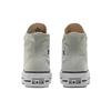 Converse Chuck Taylor All Star Lift Plateau High Light Silver Damen Sneaker Schwarz Weiß 572720C