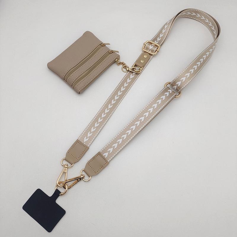 

Detachable Cell Phone Lanyard with Coin Purse - Wearable Over Shoulder or Neck