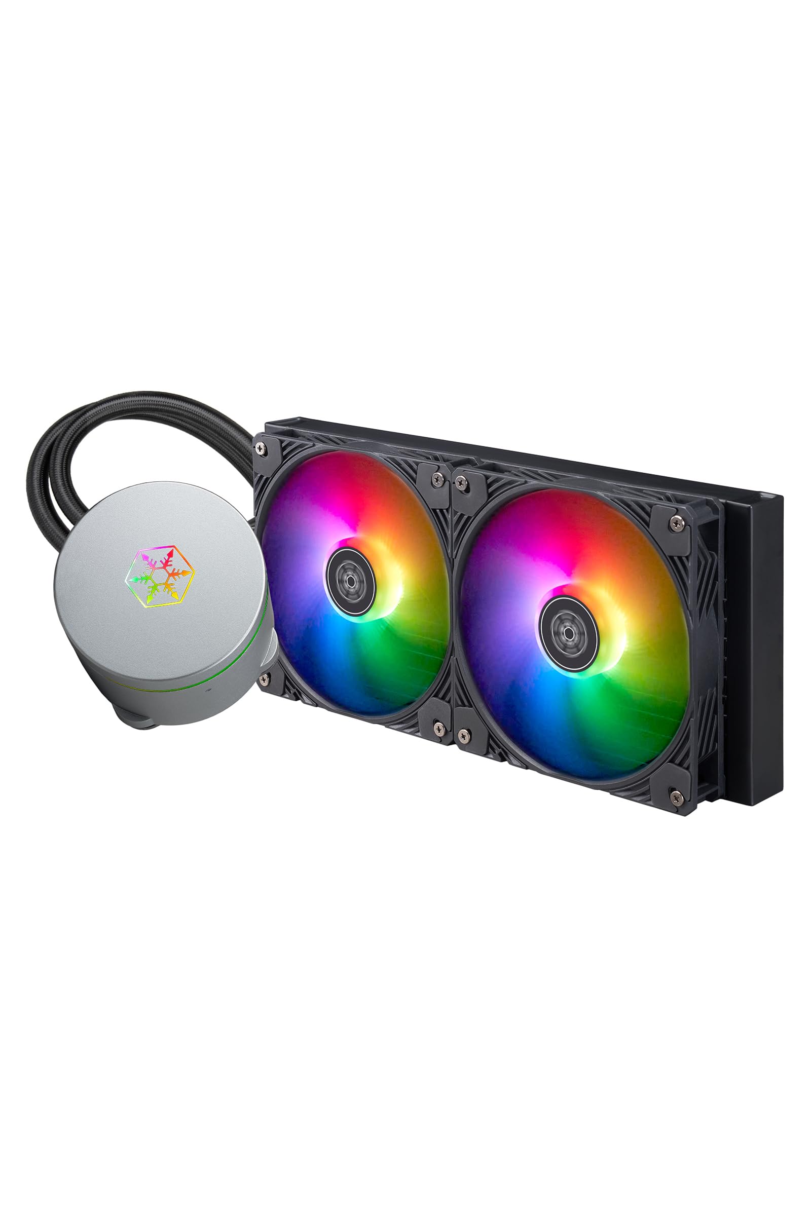 

Silverstone Кулер для процесора 280мм Рідке охолодження Intel LGA 1851 AMD Socket AM5 AM4 Продукт від авторизованого дистриб ютора SST-IM280-ARGB / Сумісний/Внутрішній чорний