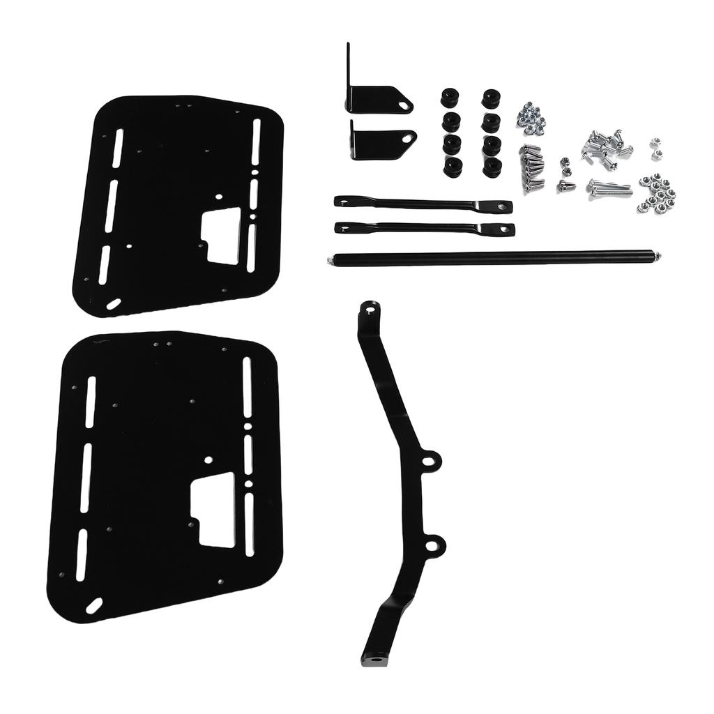 Motorcycle Side Racks Carbon Steel Saddlebags Support Bracket Quick Release Motorcycle Side Box Support Holder for 18L 28L 35L 38L Side Case