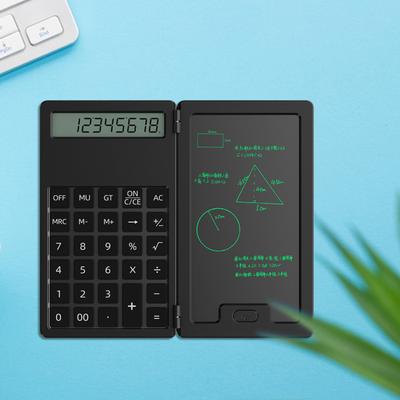 Taschenrechner, tragbar, faltbar, LCD-Schreibtafel, 12 Ziffern, klares Display, wissenschaftlicher Taschenrechner im Taschenformat