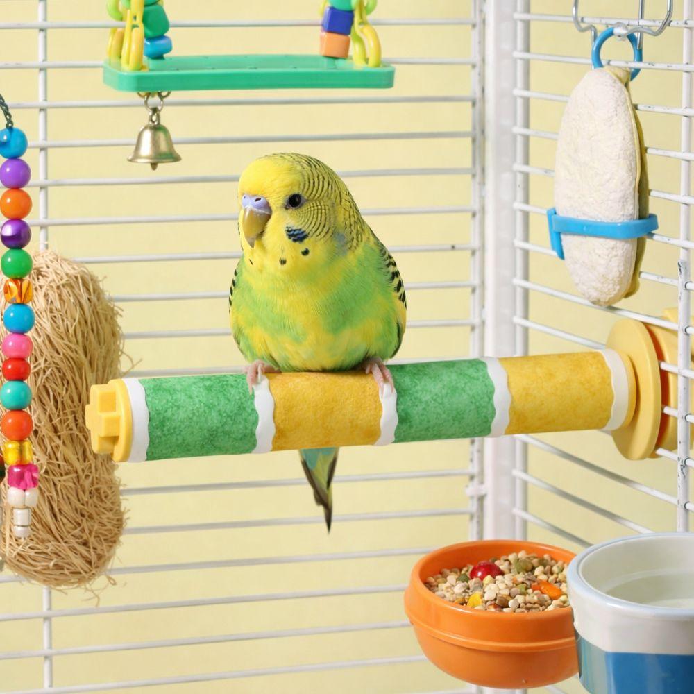 Non-slip Parrot Perching Station Rack Wear-resistant Parrot Grinding Stand  Bird Cage