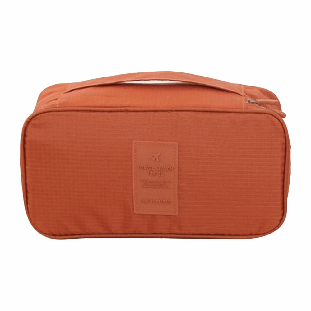 Waterproof Multi-function Organizer Bag Compact Bra Underwear Organizer Outdoor оранжевый