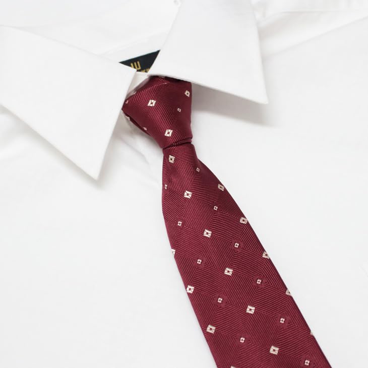 Dunhill Regular Tie, Small Pattern, DU24RPTW1GE, Size 2, Brown (DU24RPTW1GE201R) [Parallel Import]