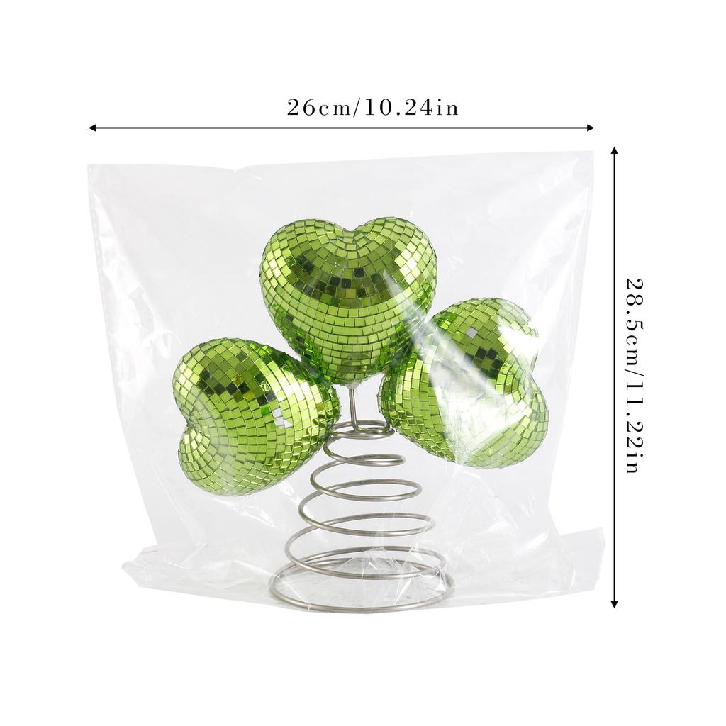 Tree Top Ornament, Disco Sequined Retro Christmas Tree Top Sparkling Decoration