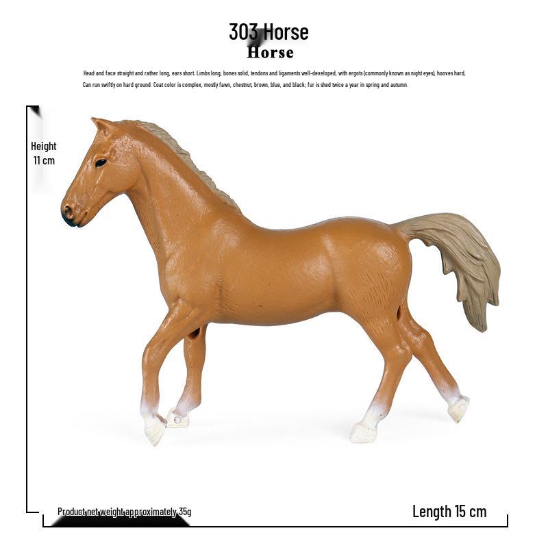 Thousand Mile Horse Racing Static Animal Model Children s Toy Scene Decoration