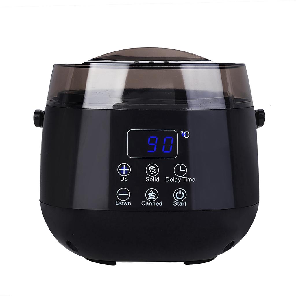 Control Reglabil al Temperaturii Aparat de Încălzit Ceară Acasă Topitor Mașină de Încălzit Ceară pentru Mână Negru