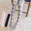 Baby Girls Long Tube Socks Spring Autumn Summer Thin Kids Strawberry Printed Socks Over Knee Length Stockings