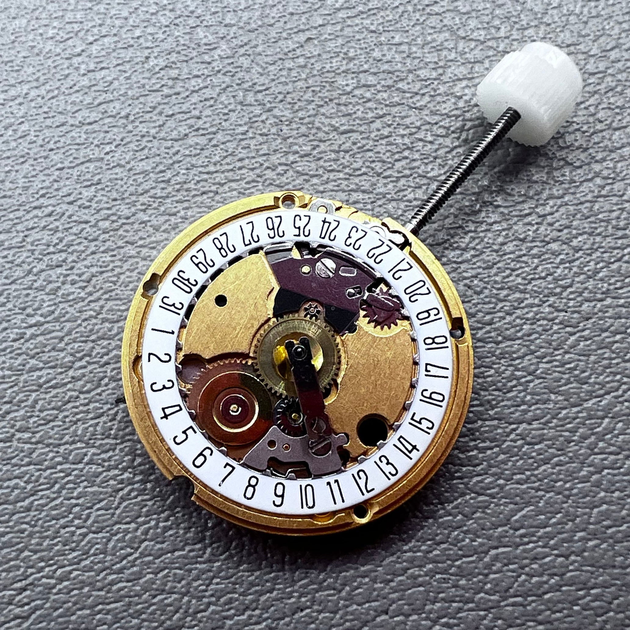 Swiss ETA 956.112 Watch Quartz Movement 2 Hands Date@6