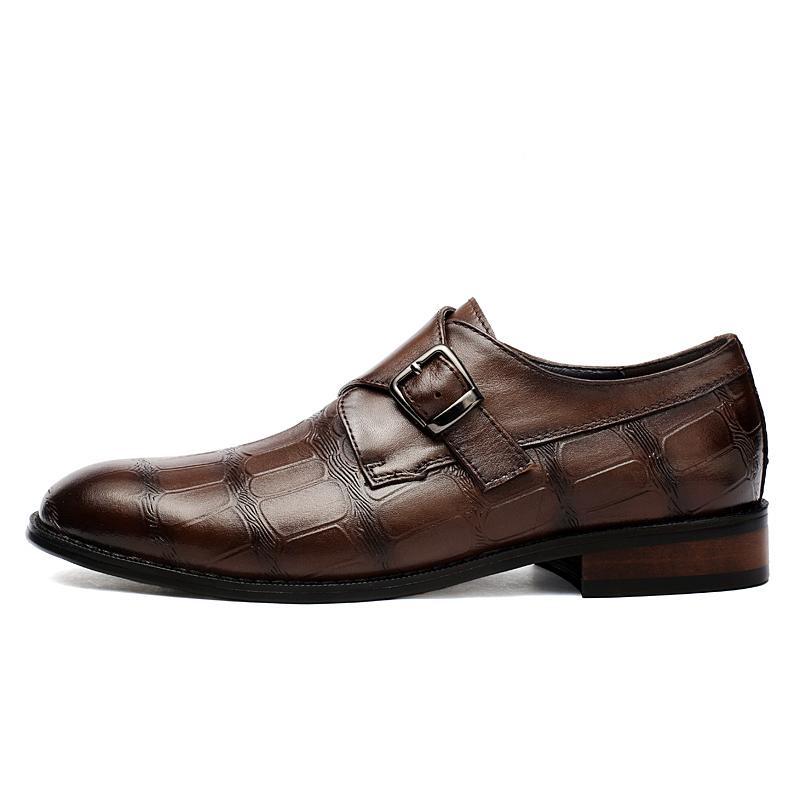 

Новая мужская модная натуральная обувь, кожаная повседневная обувь без шнуровки на плоской подошве, обувь для вождения, туфли-лодочки, удобная мужская обувь для ленивых 37 коричневый